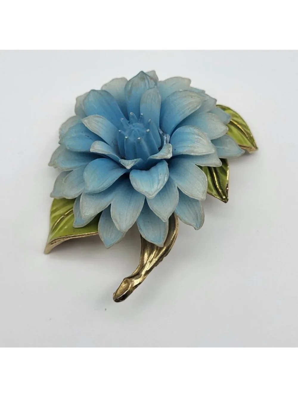 Vintage Flower Brooch pin lot Beaded Enamel rhinestone Estate Collection